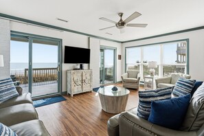 TV, DVD player, books