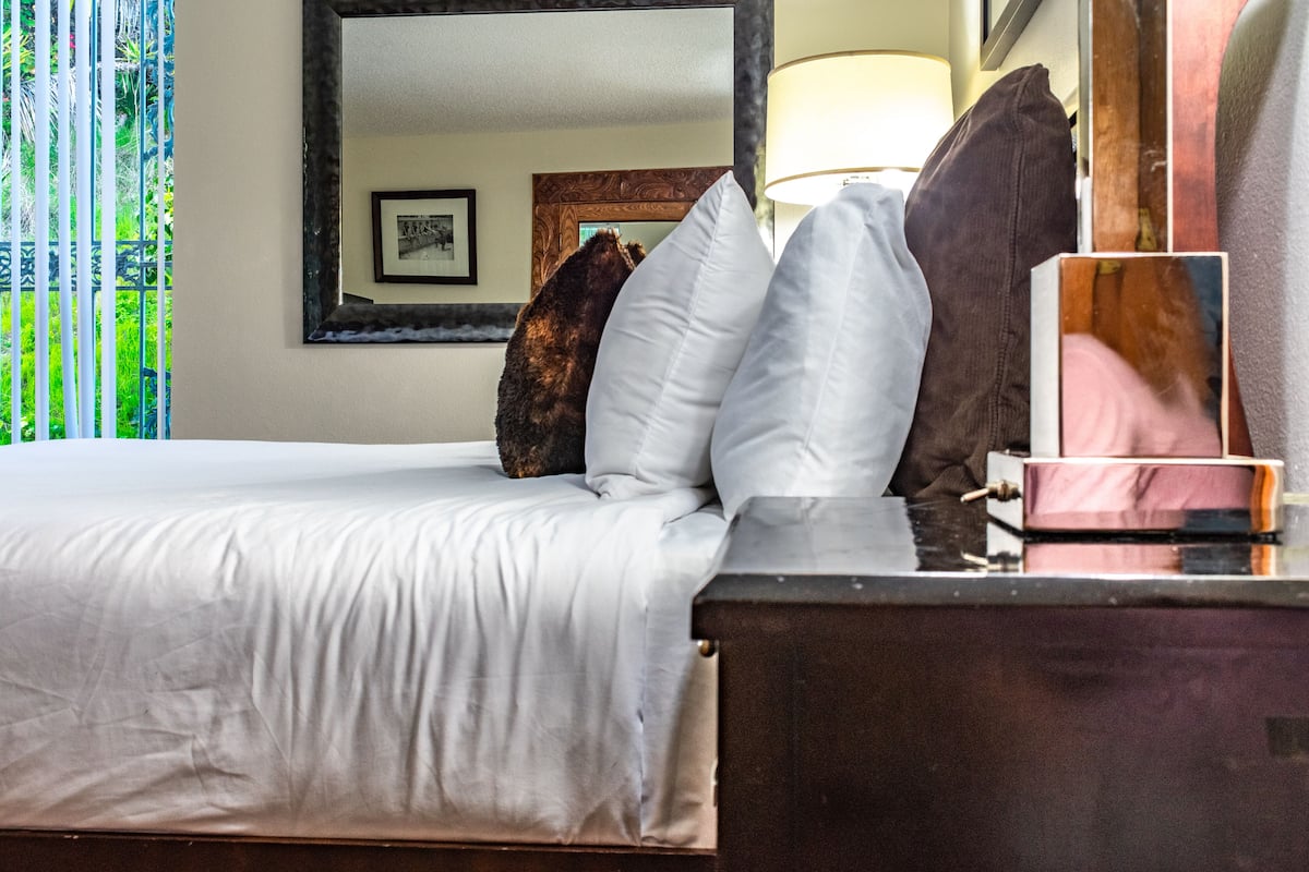 Room, 1 King Bed | Iron/ironing board, free WiFi, bed sheets