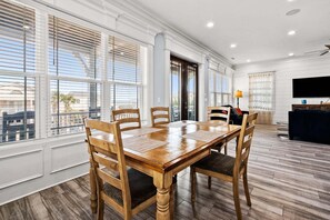 Dining - Luxe boulevard home w/private pool, elevator, outdoor kitchen-purely wonderful! (North Myrtle Beach)