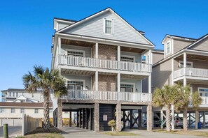 Exterior - Roomy family rental home w/private pool, sundeck, yard in North Myrtle Beach (North Myrtle Beach)