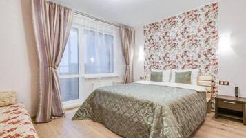 Familienapartment | 2 Schlafzimmer, Bügeleisen/Bügelbrett, kostenloses WLAN, Bettwäsche