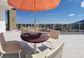Penthouselejlighed - 2 soveværelser | Terrasse/gårdhave