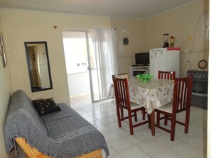 Apartment, 2 Bedrooms | In-room dining - Apartment 2D with 1 Suite & View - 235 (Florianópolis)