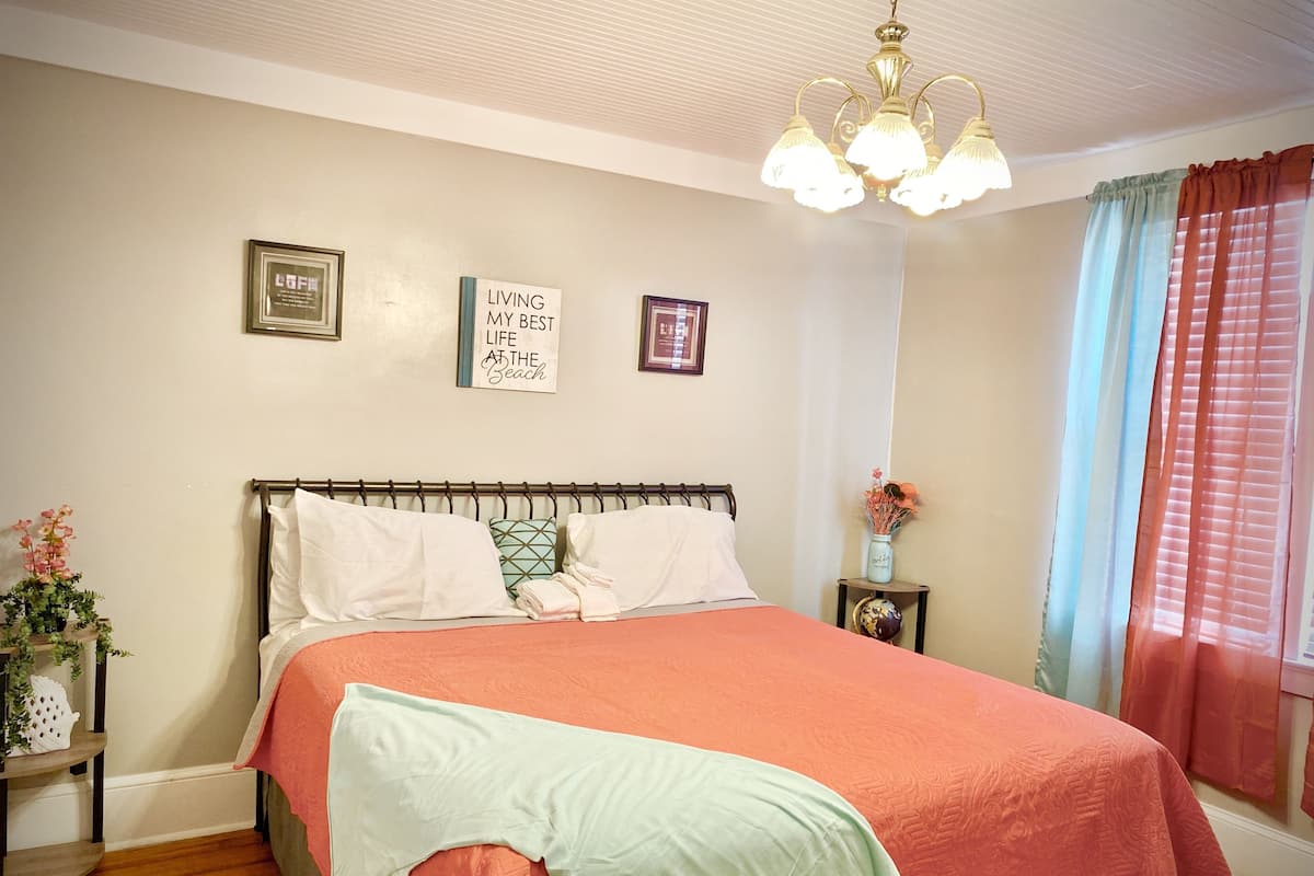 Sea Coral Room | Memory foam beds, individually decorated, individually furnished