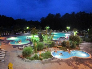 Indoor pool, outdoor pool