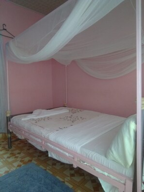 Chambre Double | Fer et planche à repasser, draps fournis