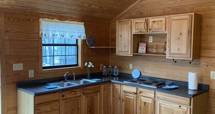 Viihtyisä mökki, josta on Panaromic-näkymä Holbrook-järvelle