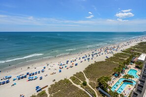 Beach nearby - Luxury oceanfront resort-workout room, indoor/outdoor pools, lazy river, kids' pool-in Ocean Drive (North Myrtle Beach)