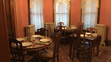 Free daily full breakfast