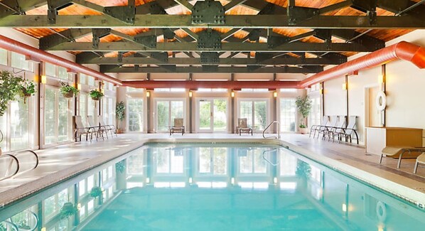 Indoor pool, outdoor pool