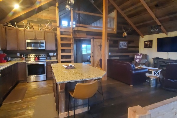 Kylskåp, mikrovågsugn, ugn och spishäll