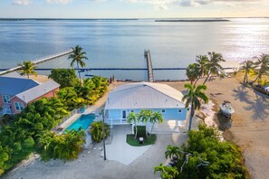 Exterior - Fishermen`s Paradise | Waterfront home with huge pool, 220-foot dock & gorgeous interior (Big Pine Key)