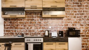 Premium Quadruple Room, Ground Floor | Private kitchen - Joseph Village Apartments (Kassandra)