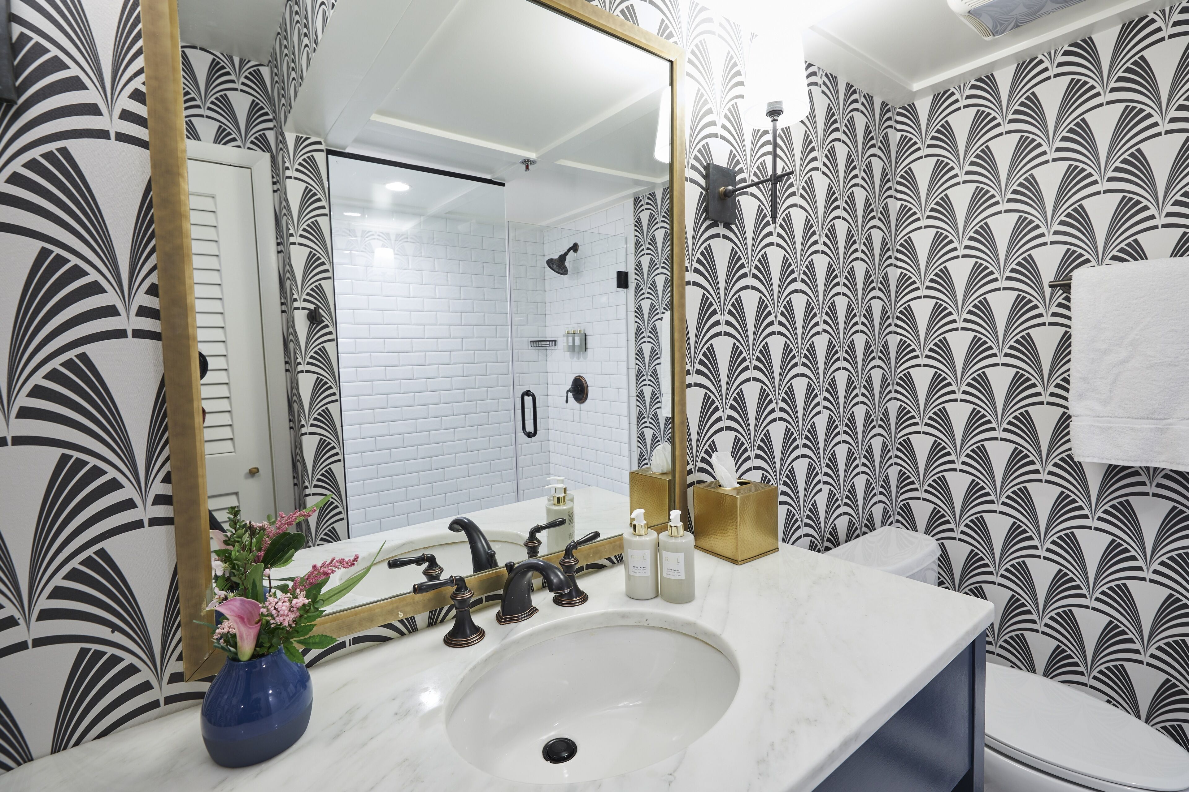 deluxe double room | bathroom | designer toiletries, hair dryer, bathrobes, towels