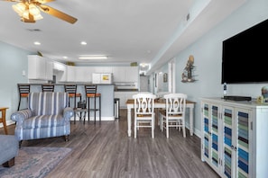 Dining - Dolphy Daze: Comfortable Condo, Convenient to Beach & Shops (Oak Island)
