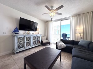 Smart TV, DVD player, foosball, table tennis