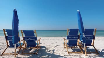 Accommodatie ligt op het strand