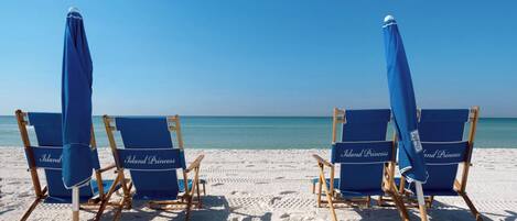 Aan het strand