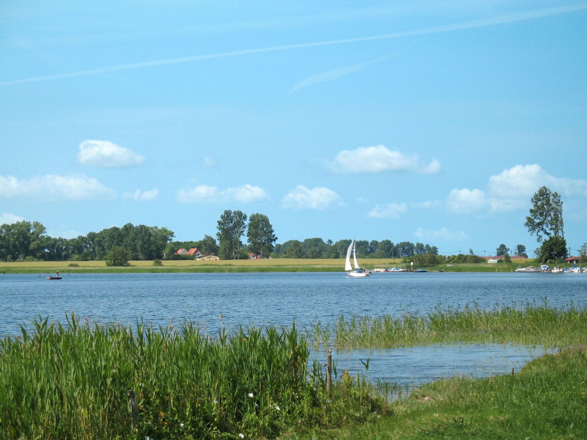 L'Eau, Nuage, Ciel, Plante, Arbre, Paysage Naturel, Lac, Bateau, Cotiers Et Relief Océaniques