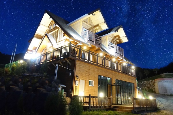 Front of property - evening/night