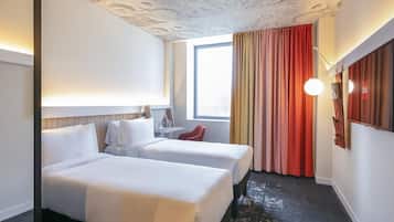 Ropa de cama hipoalergénica y minibar