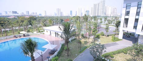 Indoor pool, outdoor pool