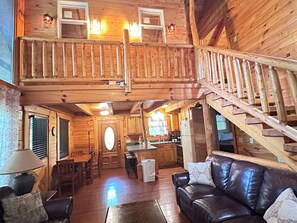 Smart TV, fireplace, video games