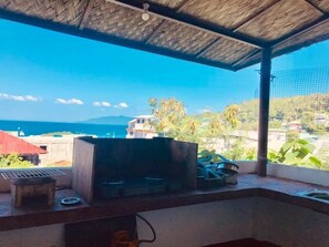Outdoor dining - Aloha Oceanview (Puerto Galera)