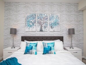 2 soveværelser, skrivebord, strygejern/strygebræt, Wi-Fi