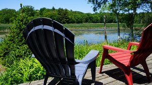 Comfort House, Private Bathroom, River View (Black River Cottage) | Terrace/patio - Black River Cottage (Prince Edward)