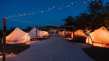 Front of property - evening/night