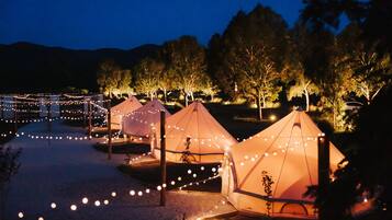 Front of property - evening/night