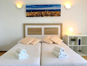 2 chambres, fer et planche à repasser, accès à Internet (gratuit)