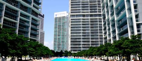 Una piscina climatizada