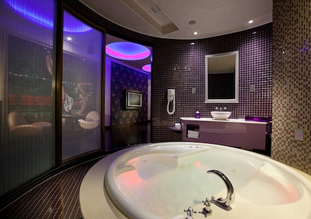 Bañera y ducha independientes, bañera de hidromasaje, secador de pelo