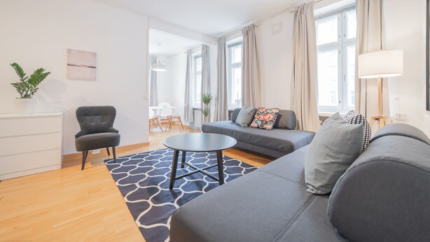 Apartment, 1 Bedroom | Living room - HVC Apartments Museokatu 44 (Helsinki)