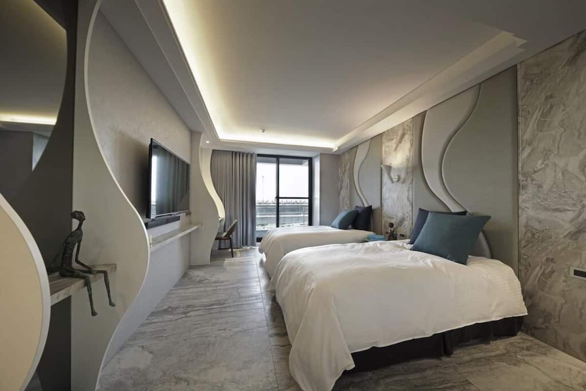 Habitación con 2 camas individuales | Escritorio, cortinas blackout, insonorización y wifi gratis