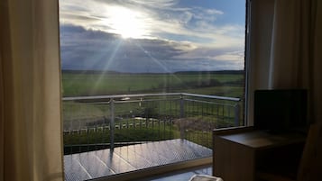 Quarto casal luxo | Terraço/pátio