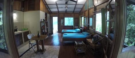 Design Cabin, 1 Double Bed, Mountain View, Mountainside | In-room safe, individually decorated, blackout drapes, free WiFi