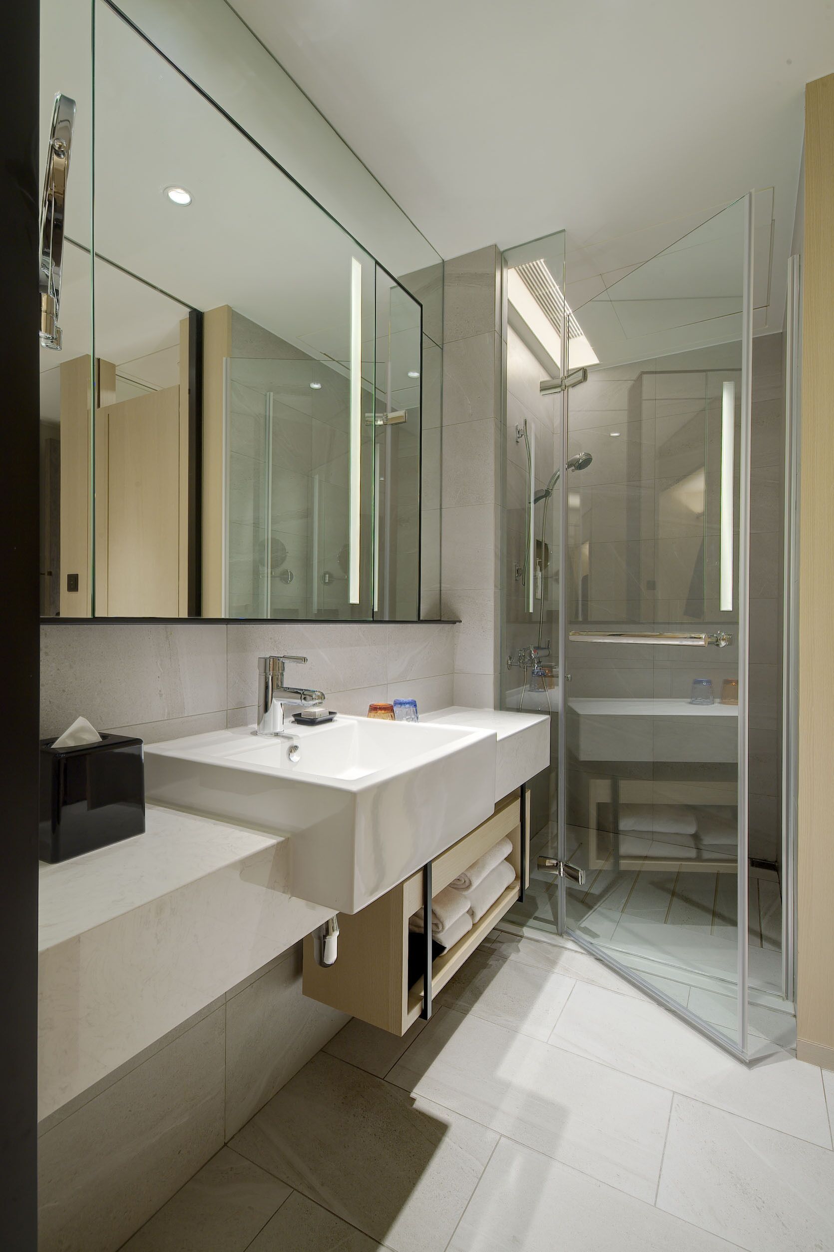 hair dryer, bidet, towels, shampoo