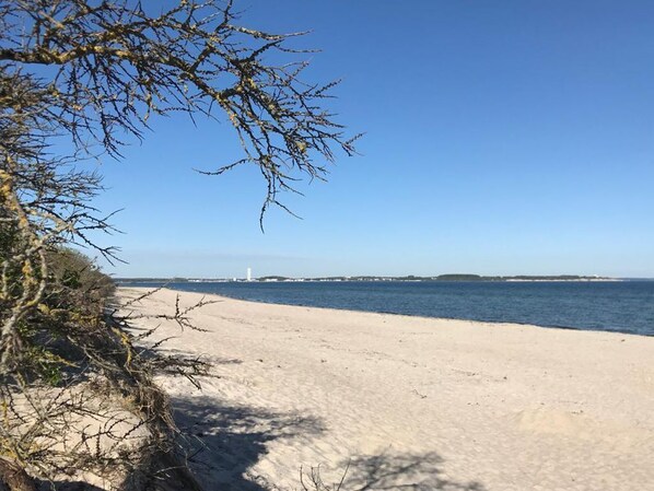 Una spiaggia nelle vicinanze