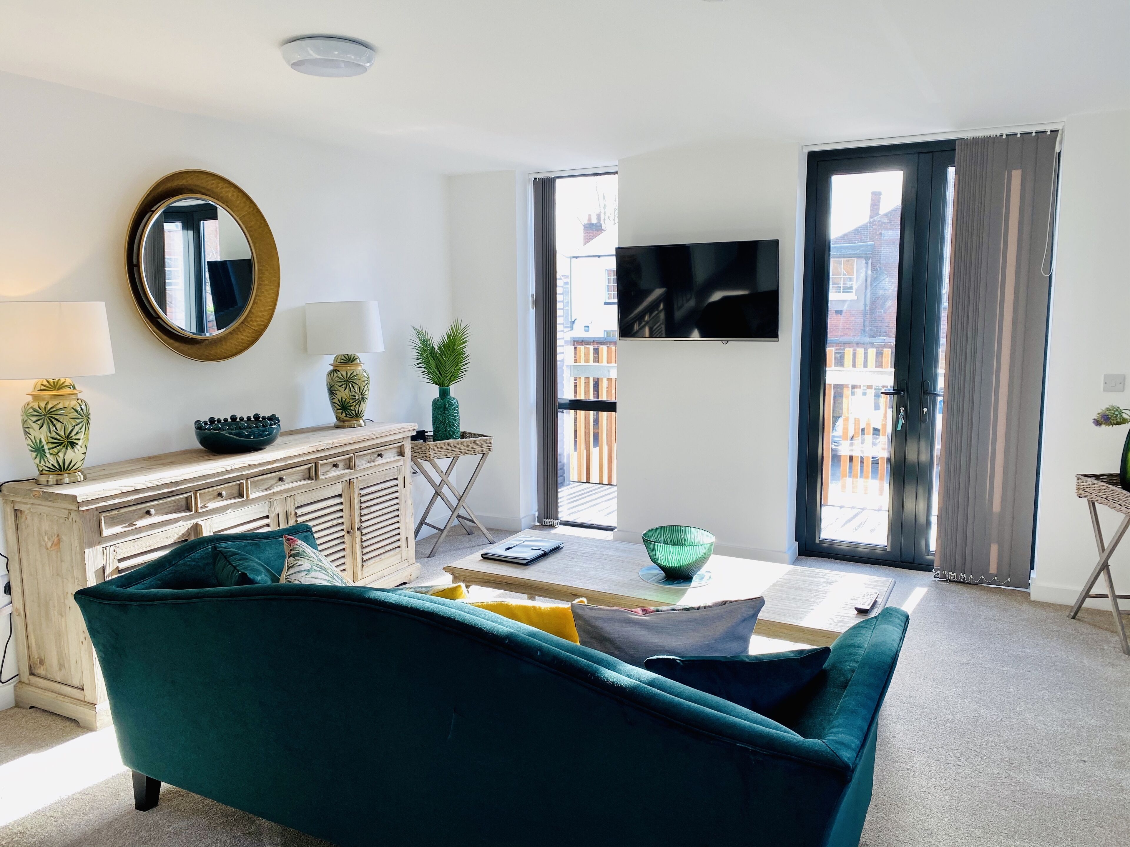 The Burlington Suite | Living area | 52-inch Smart TV with satellite channels, TV, Netflix