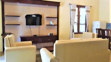 Standard Cottage, 2 Bedrooms | Living room | LCD TV