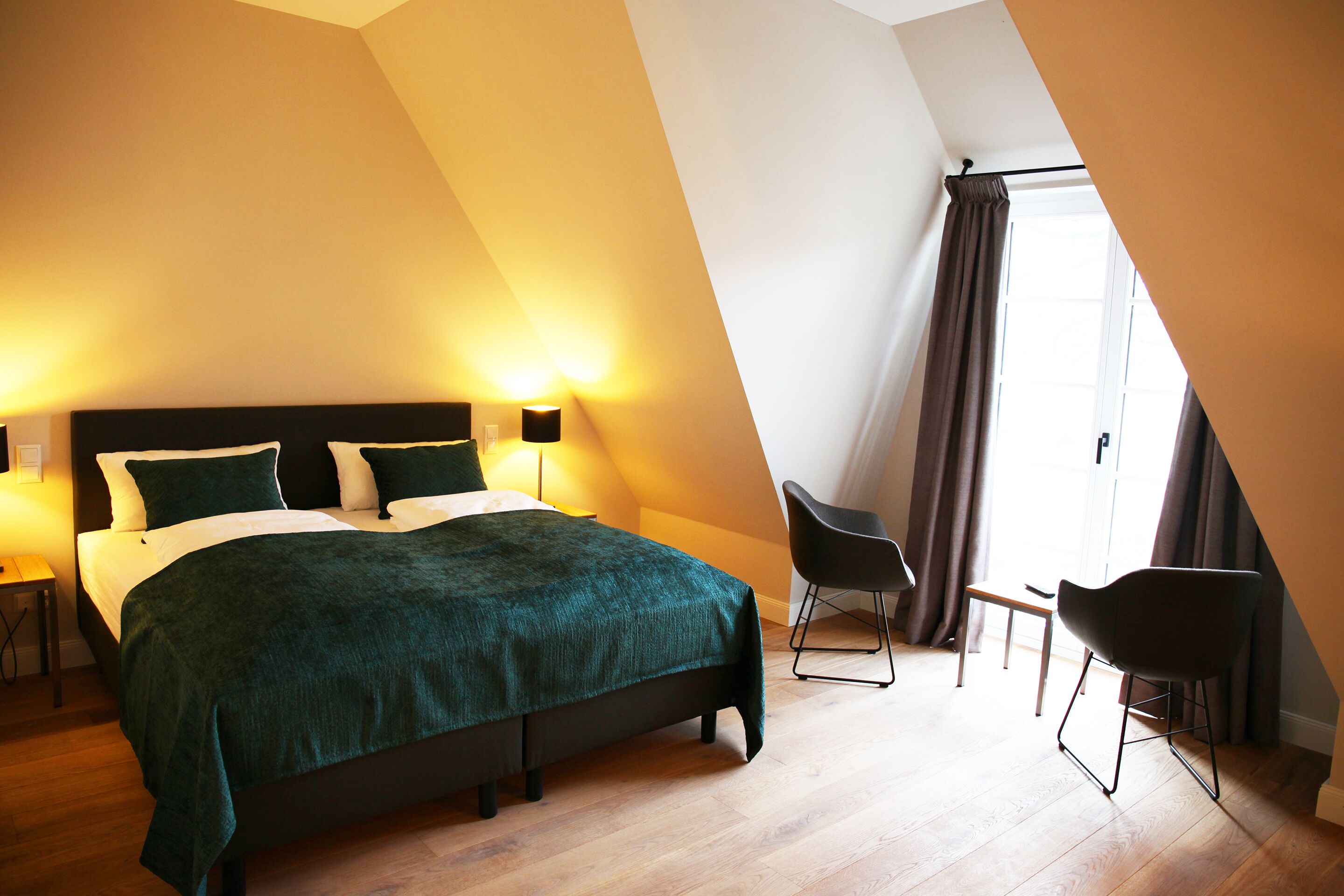 double room, garden view | soundproofing, iron/ironing board, free wifi, bed sheets