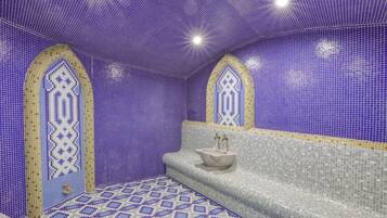 Sauna, bañera de hidromasaje, baño turco, masajes