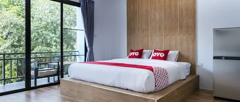 Chambre Deluxe double | Bureau, systĂšme dâinsonorisation, accĂšs au Wi-Fi (inclus)
