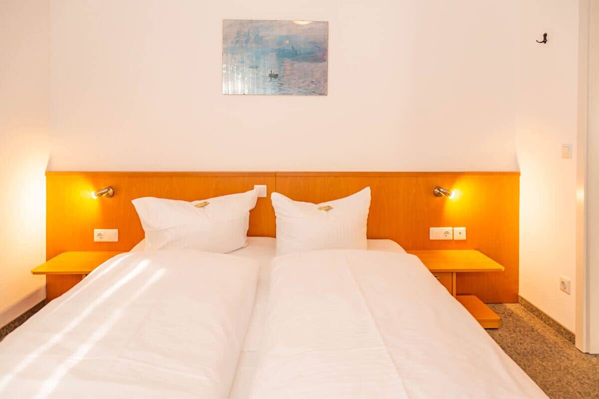 Lägenhet - terrass (Moewe) | 2 sovrum, skrivbord och gratis wi-fi