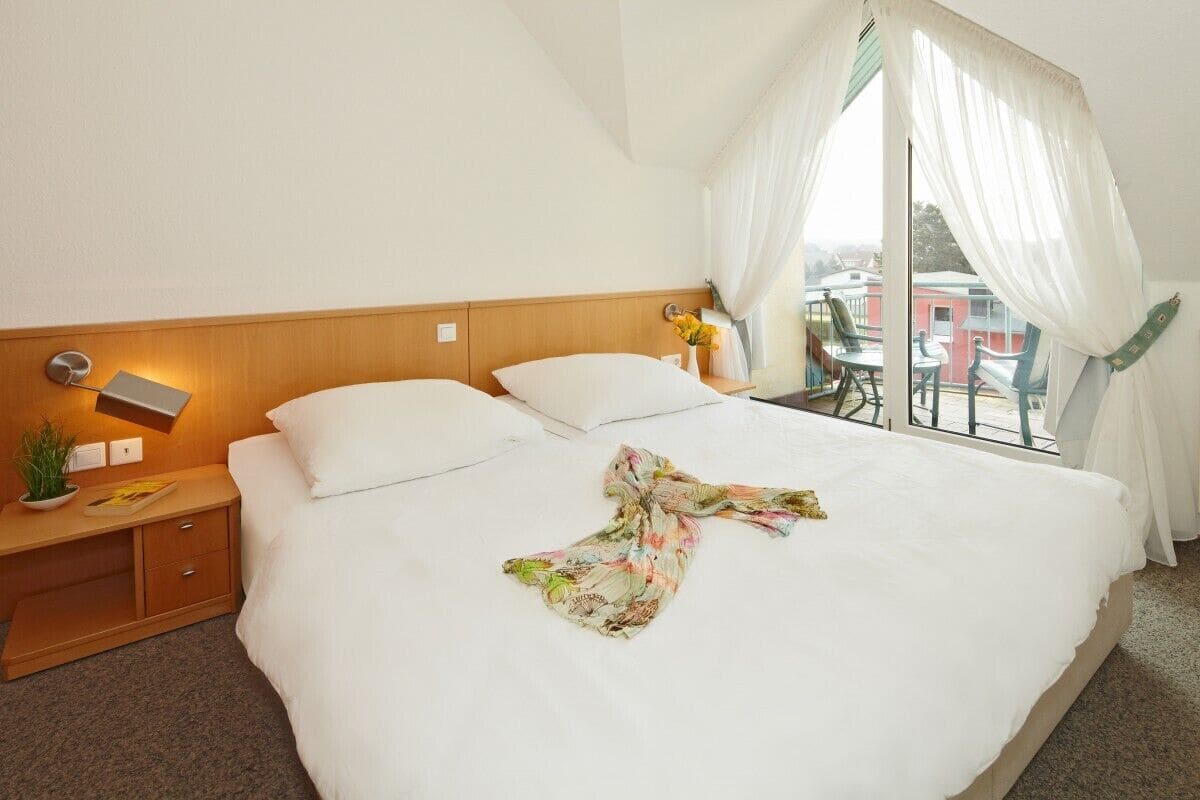 Lägenhet - balkong (Bella) | 2 sovrum, skrivbord och gratis wi-fi