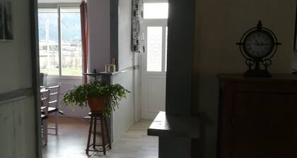 Ground floor apartment in stone house