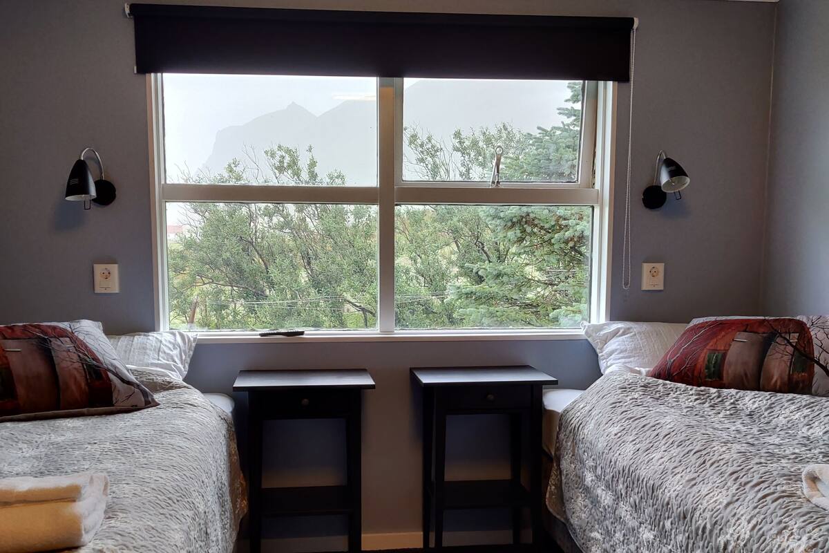 Double or Twin Room, Shared Bathroom (Mýrdalsjökull) | Free WiFi, bed sheets